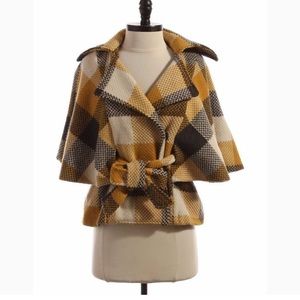 Anthropologie Cartonnier Capelet Coat